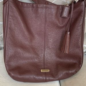 Coach Wine large shoulder bag